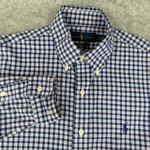 Polo Ralph Lauren Men Classic Fit Plaid Button Down Shirt Small Multicolor Pony